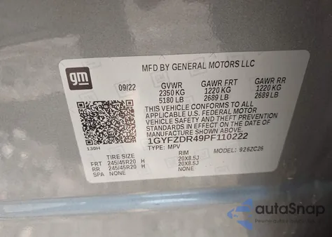 2023 Cadillac Xt4 Awd Premium Luxury from USA, damaged, VIN 1GYFZDR49PF110222